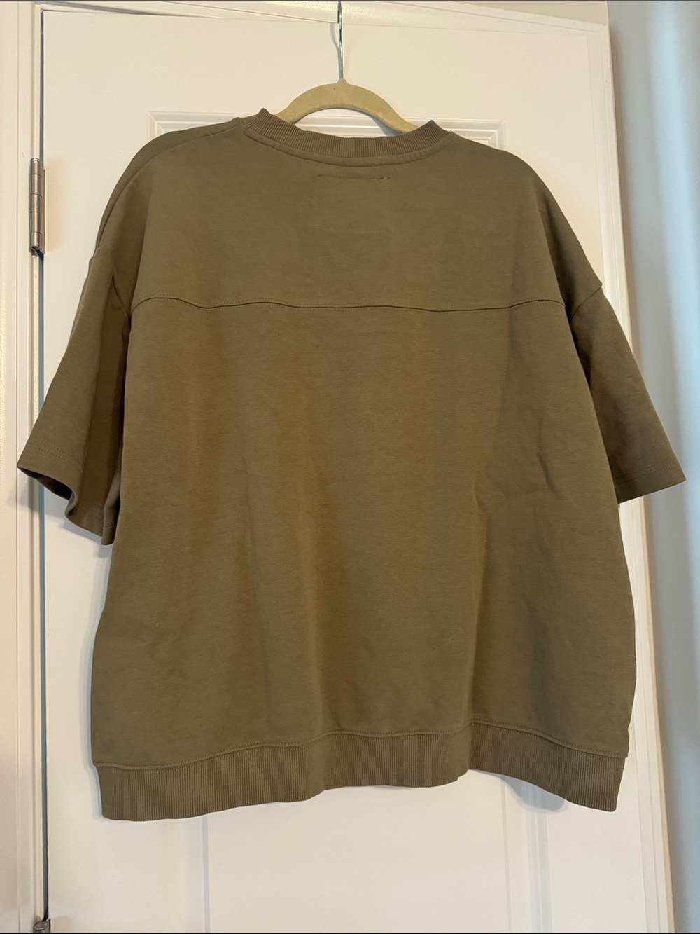 Denim & Flower Relaxed Fit Sweatshirt in Khaki - Picture 4 of 7